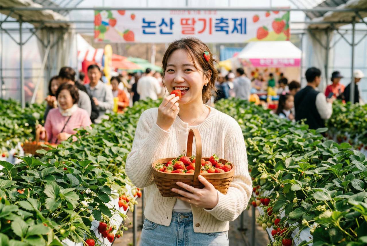 2026 논산 딸기축제 일정·라인업·프로그램·주차 완벽 정리, 충남 아이와 가볼 만한 곳 추천